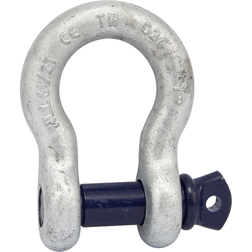 Manille oméga haute résistance pour levage 6,5 t