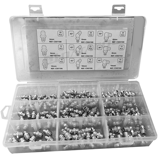 Detalle de Surtido de engrasadores de 135 pcs 300