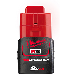 Batterie MILWAUKEE M12 REDLITHIUM – HIGH OUTPUT