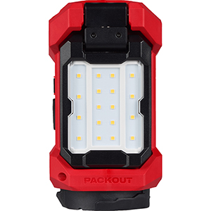 Drehbarer LED-Scheinwerfer mit Powerbank M12 PACKOUT