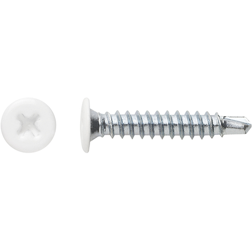 Tornillo autotaladrante PH lacado blanco