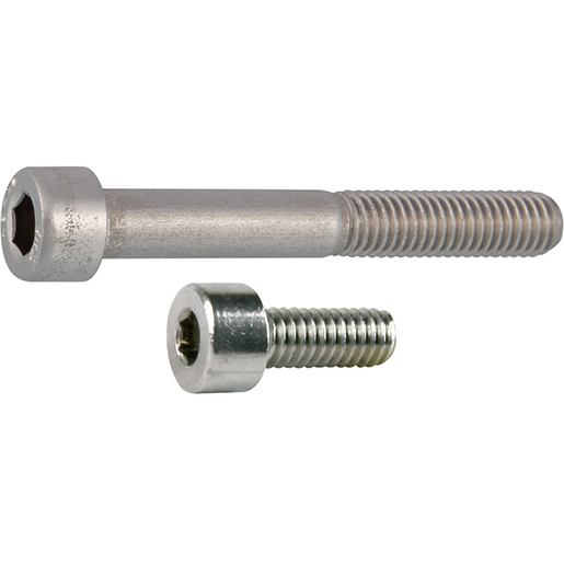 Tornillo de cabeza cilíndrica con hueco hexagonal, UNI 5931 DIN 912 INOX A2 AISI 304