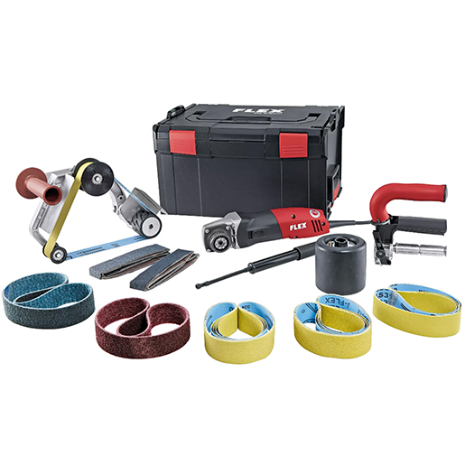 Satinier- und Bandschleifmaschine für Rohre TRINOXFLEX im Kit