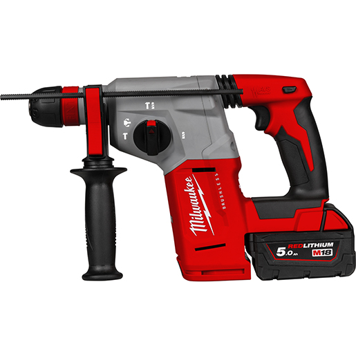 26 mm SDS Plus Bohrhammer mit Spannfutter fixtec M18 BRUSHLESS
