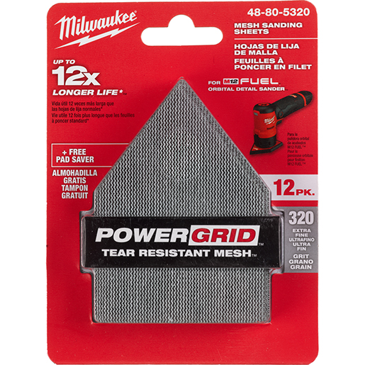 SCHLEIFPAPIER 67X92 K.320 12 STK