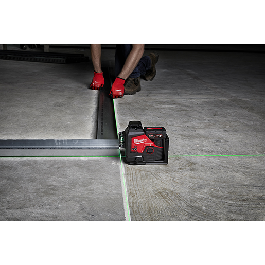 Verwendung von Grüner 3-Linien-360°-Laser M12 505