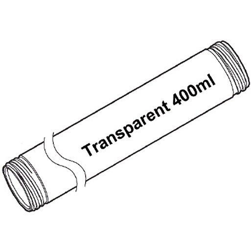 Transparenter Zylinder 400 ml für Silikonpistole C18 PCG