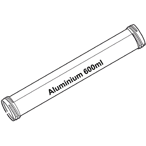 Cylindre en aluminium 600 ml pour pistolet à silicone C18 PCG