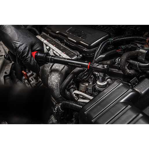 Uso di Chiave dinamometrica cricchetto 90 denti 1/4" coppia 5 - 25 Nm 500