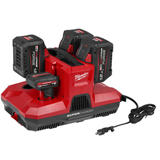 Caricabatterie multiplo simultaneo super rapido M12 – M18 PACKOUT