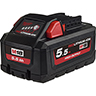 Détail de Batterie MILWAUKEE M18 5.5 Ah HIGH OUTPUT 300