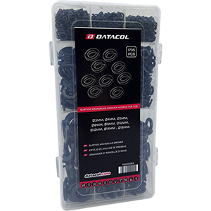 Surtido de arandelas grower negras 1735 pcs