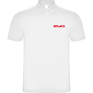 Polo de manga corta blanco EVO