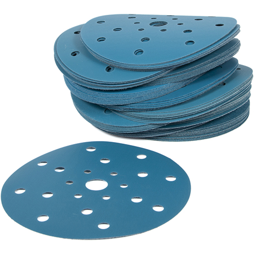 Sortiment Aluminiumoxid-Schleifscheiben Ø 150 mm 21 Löcher Sortiment Aluminiumoxid-Schleifscheiben Ø 150 mm 21 Löcher