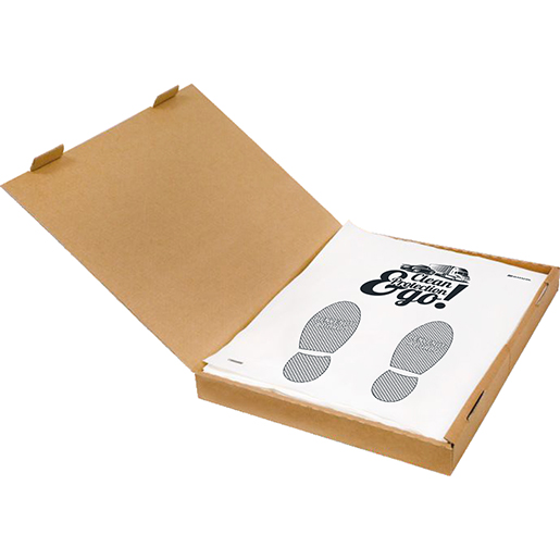 Emballage de JEU TAPIS DE PIED EN PAPIER 1250 PIÈCES 400