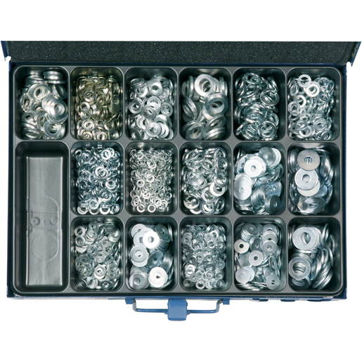 Assortiment de rondelles en acier galvanisé