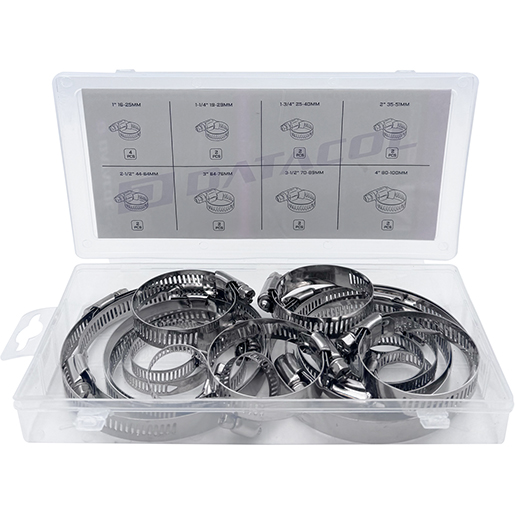 Detalle de Surtido de abrazaderas de tubo 20 pcs 300