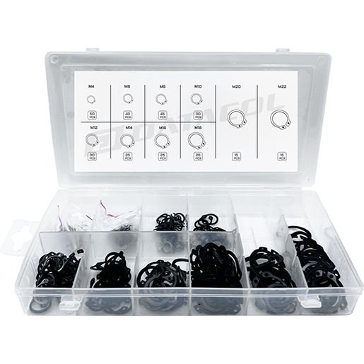 Detalle de Surtido de arandelas seeger exteriores 300 pcs 300