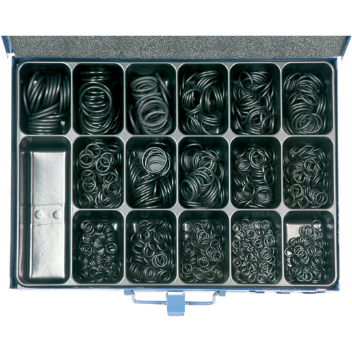 Surtido de anillos de goma (oring)