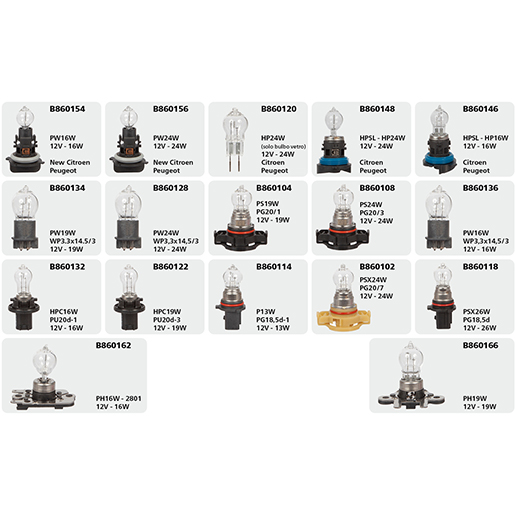 Dessin technique de JEU AMPOULES  12V   17 PCS 100