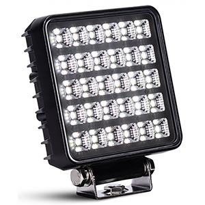 Faro da lavoro LED quadrato con interruttore 24 W 12 – 24 V