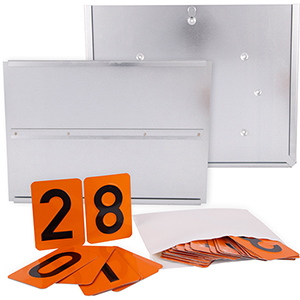 Kit pannello e set numeri C trasporti chimici