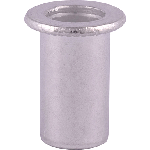 Aluminiumgewindeeinsatz mit zylindrischem Kopf