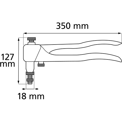 Dessin technique de COFFRET RIVETEUSE MANUELLE 100