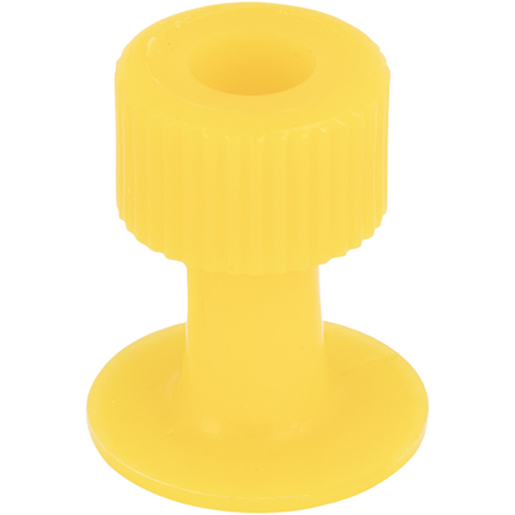 Kit 10 ventose tonde piatte gialle ad alta trazione Ø 16 mm