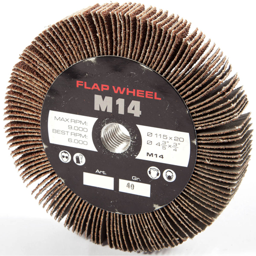 LAMELLENSCHEIBE Ø 115X20 MM GR 40 M 14 LAMELLENSCHEIBE Ø 115X20 MM GR 40 M 14