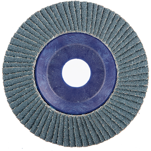 Lamellenscheibe aus Zirkonium Ø 115 mm und Körnung 40 METAL LINE Detail von Lamellenscheibe aus Zirkonium Ø 115 mm und Körnung 40 METAL LINE 300