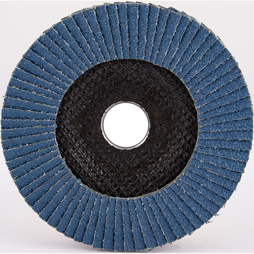 Detail von Flache Fächerscheibe aus Zirkon INDUSTRY Ø 125 mm Körnung 40 300