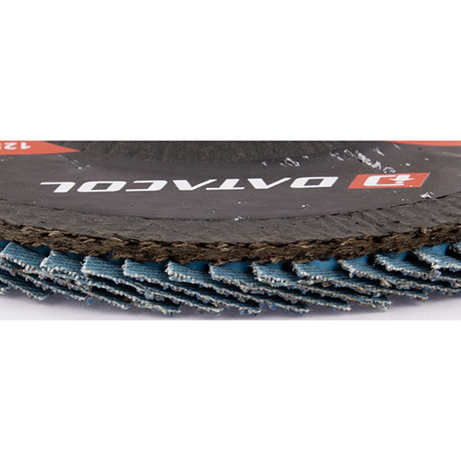 Detail von Flache Fächerscheibe aus Zirkon INDUSTRY Ø 125 mm Körnung 40 305