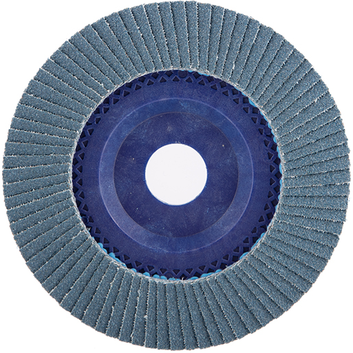 Lamellenscheibe aus Zirkonium Ø 125 mm und Körnung 40 METAL LINE Detail von Lamellenscheibe aus Zirkonium Ø 125 mm und Körnung 40 METAL LINE 300