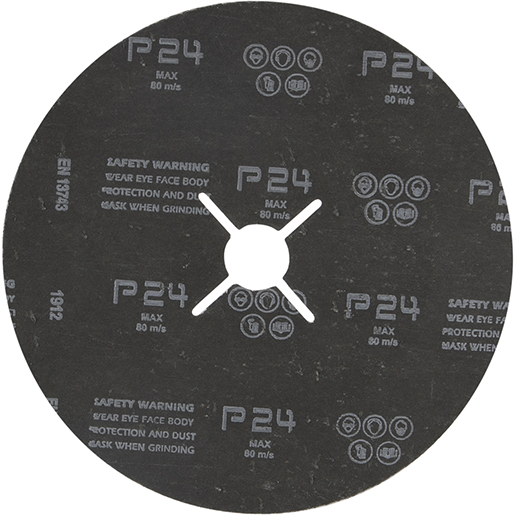 KORUND-FASERSCHEIBE D 180 MM GR 24 Detail von KORUND-FASERSCHEIBE D 180 MM GR 24 300