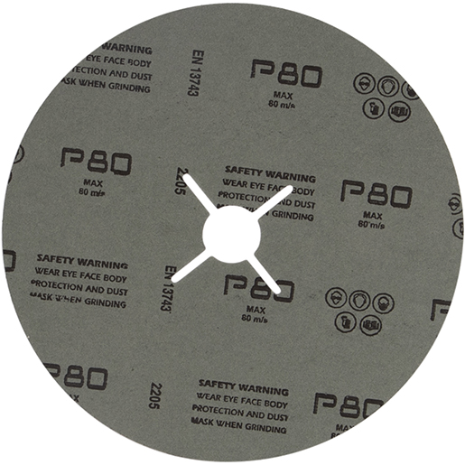 KORUND-FASERSCHEIBE D 180 MM GR 80 Detail von KORUND-FASERSCHEIBE D 180 MM GR 80 300