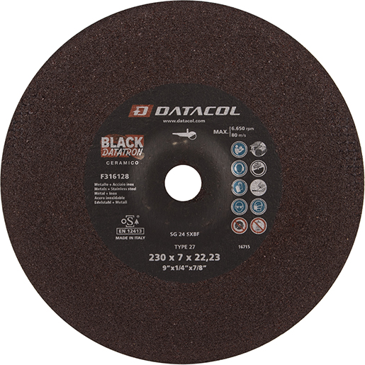 Keramische Schleifscheibe DATATRON Ø 230x7 mm