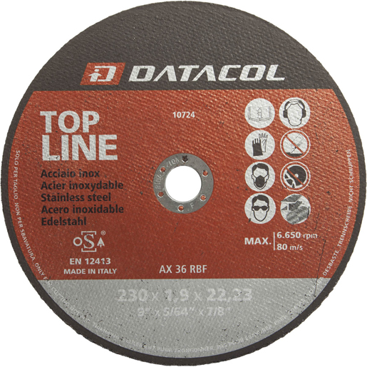 Flacher Trennscheibe für Metall TOP LINE 230x1,9 mm 25 Stück Flacher Trennscheibe für Metall TOP LINE 230x1,9 mm 25 Stück
