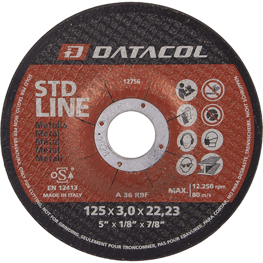 TRENNSCHEIBE 125X3X22,2 STANDARD LINE TRENNSCHEIBE 125X3X22,2 STANDARD LINE