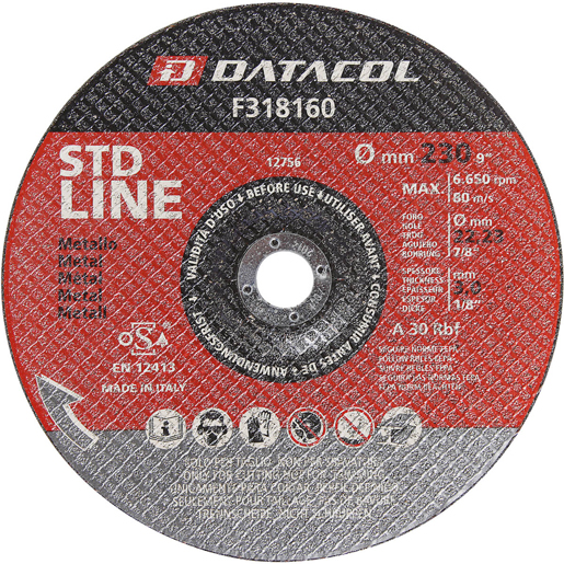 TRENNSCHEIBE 230X3X22,2 STANDARD LINE TRENNSCHEIBE 230X3X22,2 STANDARD LINE