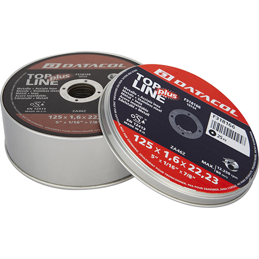 Trennscheibe für Schleifmaschine 125x1,6 mm TOP LINE PLUS Verpackung von Trennscheibe für Schleifmaschine 125x1,6 mm TOP LINE PLUS 400