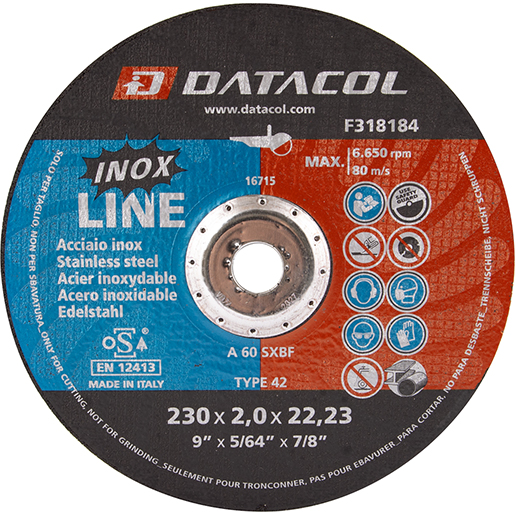 TRENNSCHEIBE D. 230X2 INOX LINE CD TRENNSCHEIBE D. 230X2 INOX LINE CD