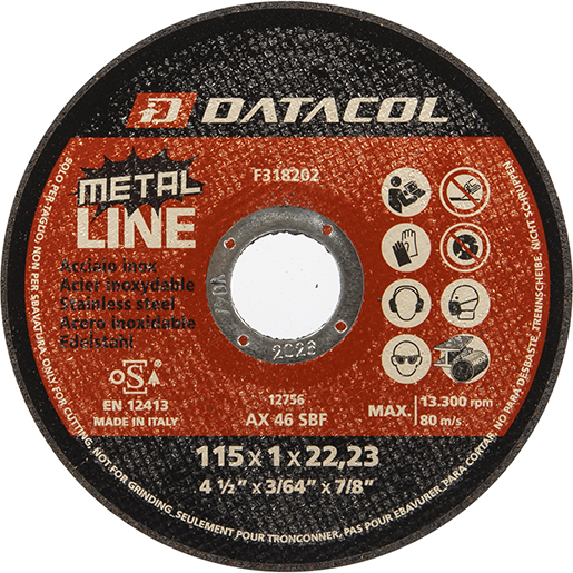 METAL LINE Trennscheibe für Schleifmaschine 115x1 mm METAL LINE Trennscheibe für Schleifmaschine 115x1 mm