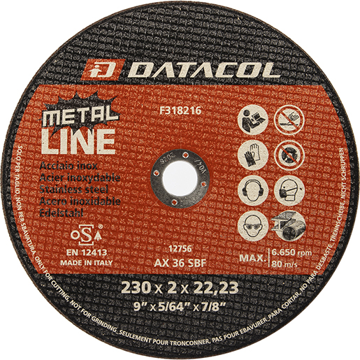 METAL LINE Trennscheibe für Schleifmaschine 230x2 mm METAL LINE Trennscheibe für Schleifmaschine 230x2 mm