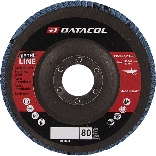 Zirkon-Lamellenscheibe 115x22 80 FIBER