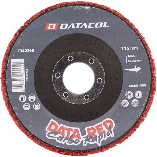 SCHEIBE DATA RED CARBO RAPID D. 115 MM