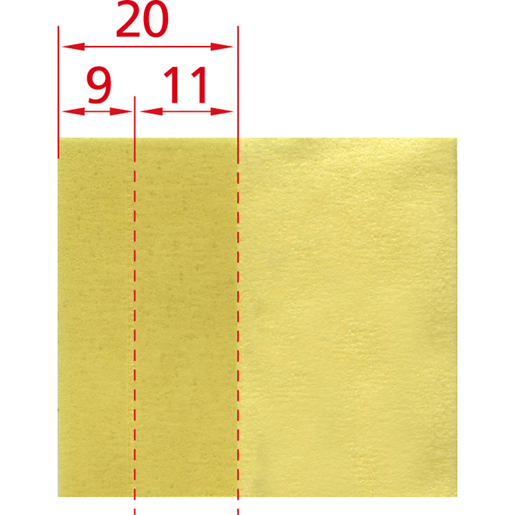 Technische Zeichnung von Dichtungs-Hebeband 50 mm 100