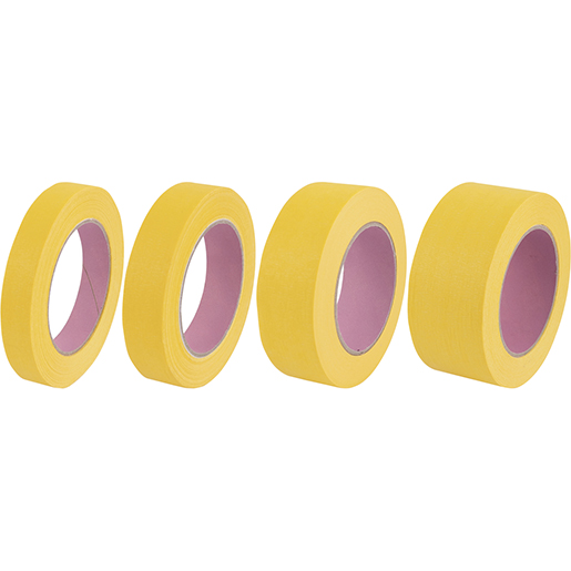 Ruban adhésif en papier jaune citron résistant à 110 °C