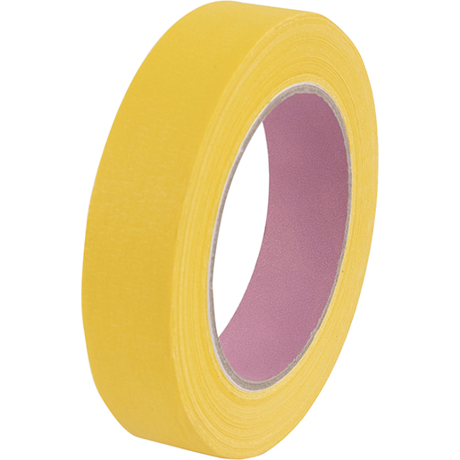 Ruban en papier jaune citron résistant à 110 °C 50x25 mm