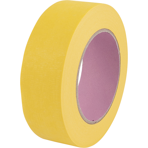 Ruban en papier jaune citron résistant à 110 °C 50x38 mm